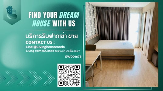 Condo for sale, Ideo O2, fully furnished, good location in Bang Na area