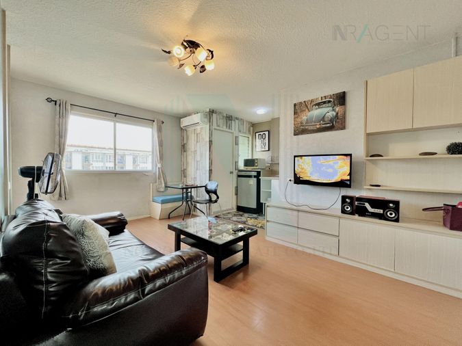 ให้เช่าคอนโด ลุมพินี คอนโดทาวน์ ร่มเกล้า - สุวรรณภูมิ อาคาร A3 ชั้น 7 2 ห้องนอน ขนาด 44 ตรม ใกล้ Airport Link ลาดกระบัง