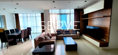 Condos for rent Australian Embassy in Bangkok : 🔥3 Beds with Bathtub 209 sq.m. Super High Fl. Good Location Close to BTS Phloen Chit 200 m. at Athenee Residence Condo / For Rent