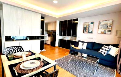 คอนโดให้เช่า : ให้ เช่า the Lumpini 24 2 ห้องนอน 54 ตรม. ชั้น 19 ตกแต่งครบ ใกล้ Emporium
