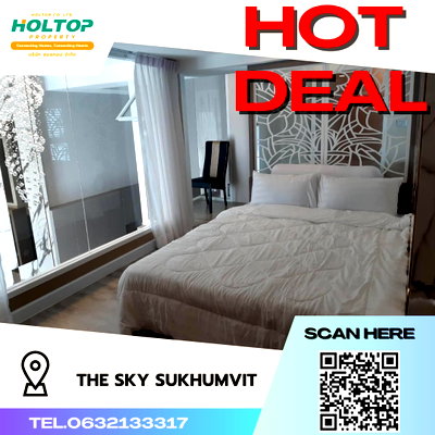 Condos for rent : #S189 For Rent     The  Sky Sukhumvit