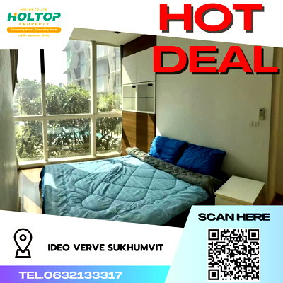 Condos for rent : #S194 For Rent Ideo  verve Sukhumvit