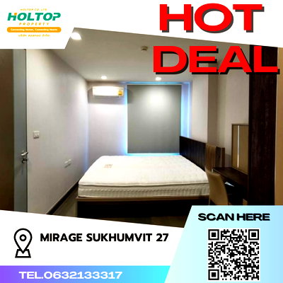Condos for rent Sukumvit 27 : #S179 For Rent Mirage  Sukhumvit 27