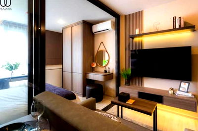 Condos for rent University of the Thai Chamber of Commerce : 🔸Available!! Nice Room🔸XT HuaiKhwang CE🔸 LineID : @Homelisting(with@ Ahead)