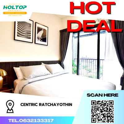 Condos for rent : #S209 For rent Centric Ratchayothin  Centric Ratchayothin  Room type 1 bedroom, 1 bathroom, 1 multipurpose room
