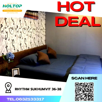 คอนโดให้เช่า : #S205 ให้เช่า Rhythm Sukhumvit36-38