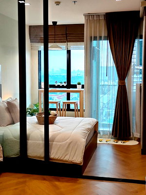 Condos for rent BTS Pak Nam : 1 month renal is accepted for rental Sukhumvit line 