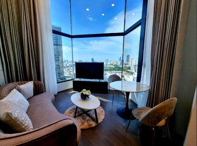 Condos for rent : Rent Park Origin, Chula - Sam Yan, Phex, beautiful, luxurious, ready to be near MRT Hua Lamphong. Interested in Atline.@841qqlnr