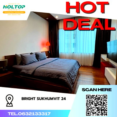 Condos for rent : #S227 For rent Bright Sukhumvit 24  Room type 1 bedroom 1 bathroom