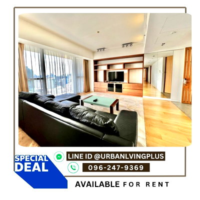 Condos for rent Assumption Convent Silom School : ( U20240621700 ) UNBLOCKED VIEW !! FOR RENT✨✨ The Met Sathorn Condo, 3 bedrooms, 4 bathrooms + maid's room🧹, Area 197 Sq.M. , High Floor