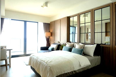 Condos for sale Bang Lamung Hospital : For Sale Zire Wongamat 1 Queen Bed + 1 Sofa Bed 