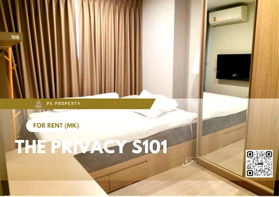 Condos for rent : For rent ✨ THE PRIVACY S101 ✨ near BTS Udomsuk, complete with furniture and electrical appliances.