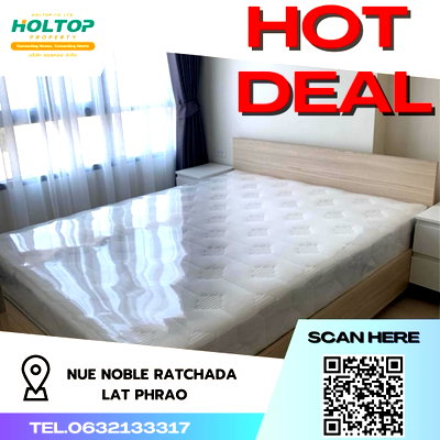 Condos for rent : #R158 For rent Nue Noble Ratchada - Lat Phrao   New Noble Ratchada - Lat Phrao Room type 1 bedroom 1 bathroom  Room size 26 sq m.