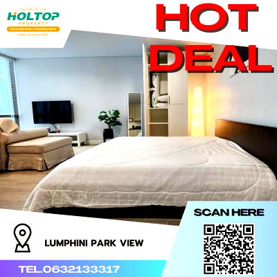 Condos for rent Sathorn Thani Tower : #R204 For rent Lumpini Park View  Lumpini Park View Room type Studio Room size 40 sq.m. 17th floor