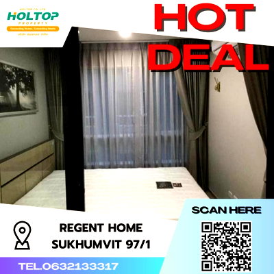 Condos for rent : #S319 For rent Regent Home 97/1  Regent Home 97/1  Room type 1 bedroom 1 bathroom  8th floor, size 28 sq m