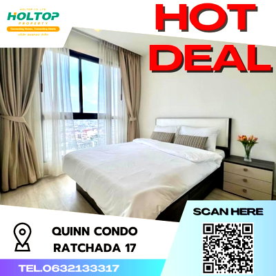 Condos for rent : #S315 For rent Quinn Condo Ratchada17  Quinn Condo Ratchada17 Room type 2 bedrooms, 2 bathrooms