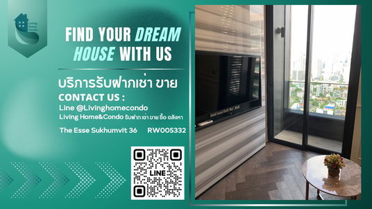 รูปภาพ For rent The Esse Sukhumvit 36, beautiful, luxurious room, high floor, fully furnished LH-RW005332