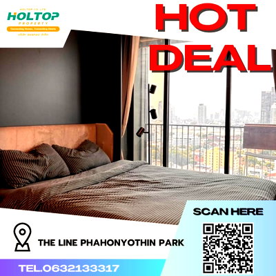 Condos for rent : #R209 For rent THE LINE Phahonyothin Park Room type 1 bedroom 1 bathroom Room size 36 sq m.