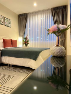 รูปภาพ P339 Condo for rent, The Sky Sukhumvit, next to BTS Udomsuk, beautiful room, fully furnished, special price, ready to move in immediately