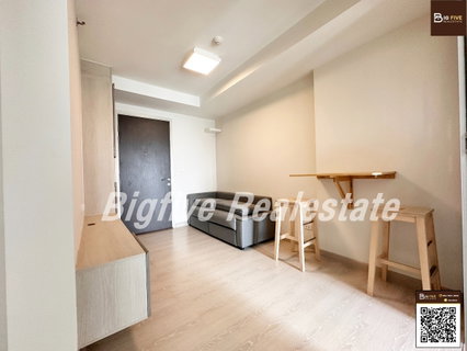 รูปภาพ Condo for rent, Niche ID @ Pakkred Station, 28 sq m., beautiful view, fully furnished. Adjacent to Pak Kret Intersection Road Convenient to travel