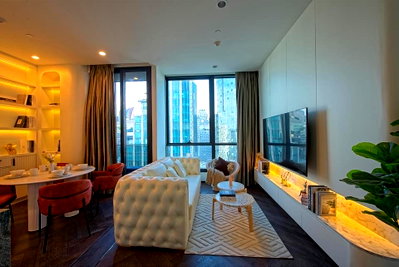 คอนโดให้เช่า : LTHC11042–The Esse Sukhumvit 36 FOR RENT 2 beds 2 baths 77 size Sq.m. Near BTS Thong Lor ONLY 110k/month