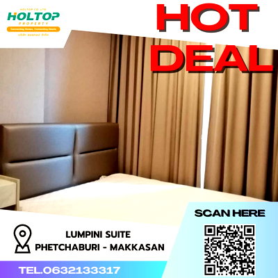 Condos for rent : #R292 For rent Lumpini Suite Phetchaburi - Makkasan  Lumpini Suite Phetchaburi-Makkasan Room type 1 bedroom 1 bathroom