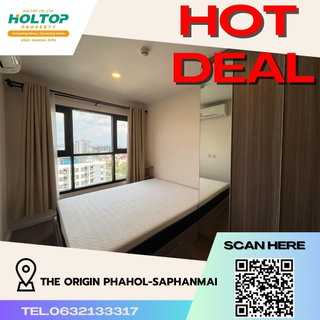 รูปภาพ #R305 For rent The Origin Phahol-Saphanmai The Origin Phaholyothin-Saphanmai Room type 1 bedroom 1 bathroom Room size 28 sq m.