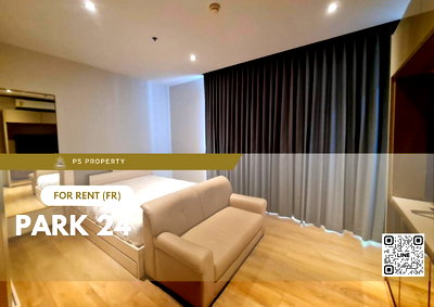 Condos for rent : For rent 🔥 Park 24 🔥 complete furniture and electrical appliances, near BTS Phrom Phong.