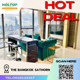 รูปภาพ #S382 For rent The Bangkok Sathorn The Bangkok Sathorn Room type 1 bedroom 1 bathroom 36th floor, size 64.47 sq m