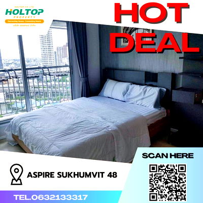 คอนโดให้เช่า : #S425 ให้เช่า Aspire Sukhumvit48  แอสปาย สุขุมวิท48  รูปแบบห้อง 1 ห้องนอน 1 ห้องน้ำ  ชั้น22 ขนาด 38.37 ตรม 