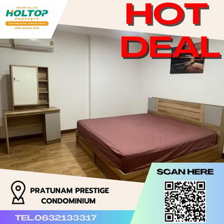 รูปภาพ #R359 For rent Pratunam Prestige Condominium Pratunam Prestige Condominium Room type 2 bedrooms, 1 bathroom Room size 54 sq m. 19th floor