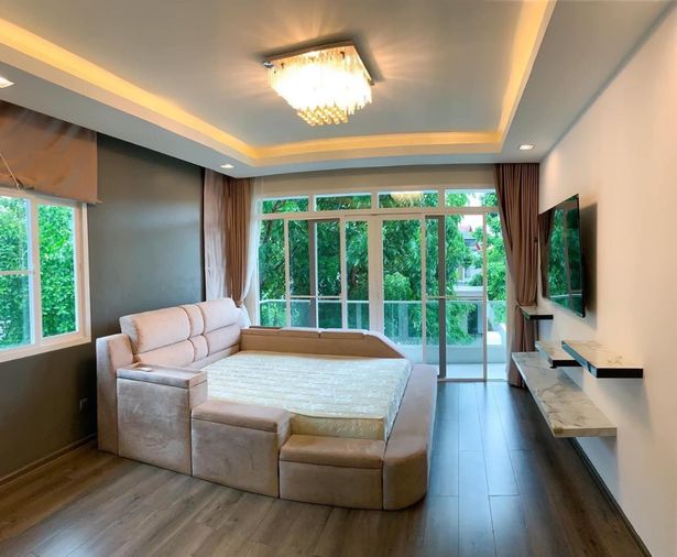 3-bed house for rent, 66.7 sq wah, Mantana Srinakarin - Romklao