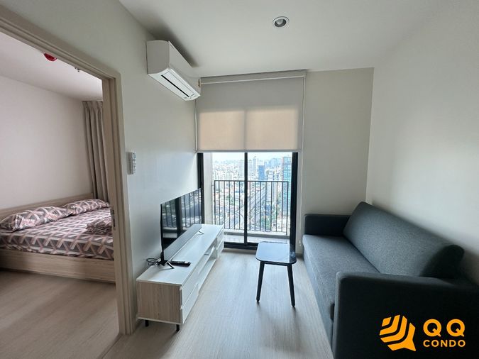 🏬 For Rent NUE Noble Ratchada Lat Phrao  1Bed plus, 35 sq.m., Beautiful room, fully furnished.