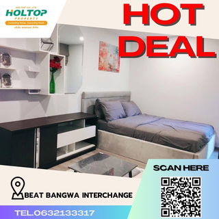 รูปภาพ #R372 For rent Beat Bangwa Interchange Beat Bangwa Interchange Room type 1 bedroom 1 bathroom Room size 30 sq m. 4th floor