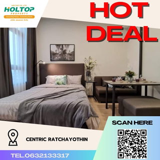 รูปภาพ #R392 ให้เช่า Centric Ratchayothin   เซ็นทริค รัชโยธิน รูปแบบห้อง สตูดิโอ ขนาดห้อง 25 ตร.ม. 