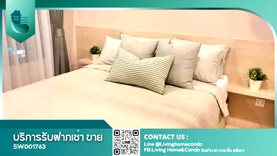 Condos for sale : Condo for sale, Life Asoke, high floor, fully furnished, ready to move in, good location - SW001763