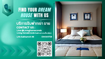 Condos for sale : For sale Life Sukhumvit 48, beautifully decorated condo, 1 bed, complete electrical appliances - SW001758