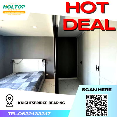Condos for rent BTS Bearing : #R397 For rent Knightsbridge Bearing   Knightsbridge Bearing Room type 1 bedroom 1 bathroom Size 45 sq.m. 
