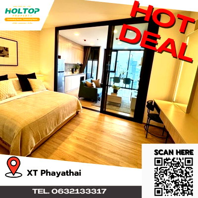 Condos for rent : #M006 For rent XT Phayathai   📍1 bedroom 1 bathroom  42 Sq.m Building A / 12th Floor  🔥NEWROOM🔥
