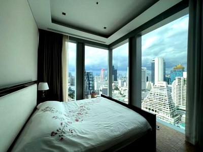Condos for rent Assumption Convent Silom School : LTHC11057-The Rizt Carlton Condo FOR RENT 3beds 4baths Size 210.9 sqm. Near BTS Chong Nonsi Station ONLY 250k/month