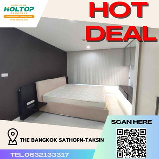 รูปภาพ #R408 For rent The Bangkok Sathorn-Taksin (near BTS Krung Thonburi) - Room type 2 bedrooms, 2 bathrooms, 1 living room - Room size 71.02 sq.m.