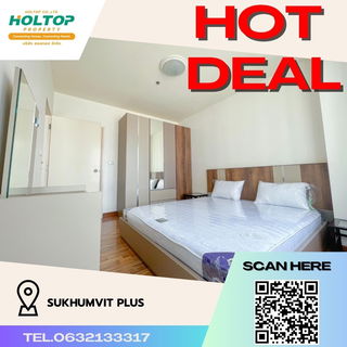 รูปภาพ #R402 For rent Sukhumvit Plus Sukhumvit Plus Room type 1 bedroom 1 bathroom 1 living room Size 43 sq.m.