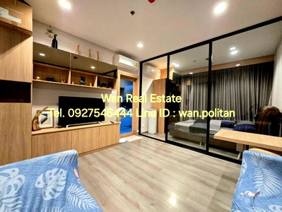คอนโดให้เช่า : ให้เช่า Politan Rive ชั้น 55 ขนาด 31 ตร.ม. แต่งสวยครบพร้อมอยู่