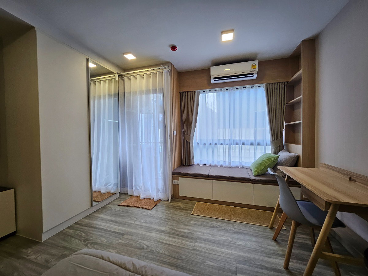 picture Urgent for rent !! Condo Monte RSU, studio room, fully furnished, next to Rungsit University, ready to move - 3/8