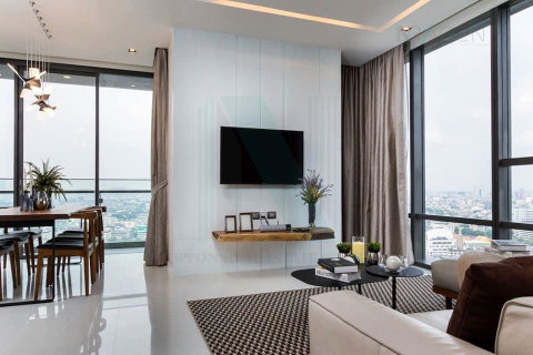 For Sell Condo THE BANGKOK SATHON Building 1, Floor 24,2 bed room, Room size 104.00 sqm