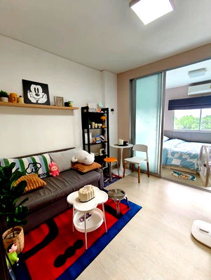 Condos for sale : S-NST118  Condo for sale, The Niche ID Seri Thai, 6th floor, Building D, city view, 28 sq m, 1 bedroom, 1 bathroom, 1.74 million, 064-959-890