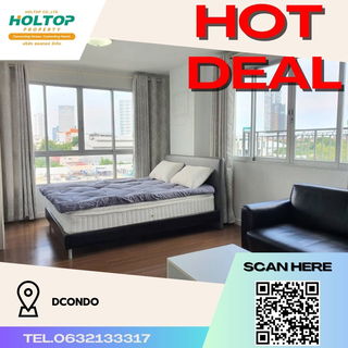 รูปภาพ #R467 ให้เช่า Dcondo ดีคอนโด สาธุประดิษฐ์ 49 รูปแบบห้อง สตูดิโอ ขนาดห้อง 30.35 ตารางเมตร ชั้น 5 ตึก B ห้องมุม