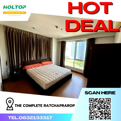 Condos for rent : #R451 For rent The Complete Ratchaprarop  The Complete Ratchaprarop Room type 1 bedroom 1 bathroom Room size 57 sq m. 16th floor