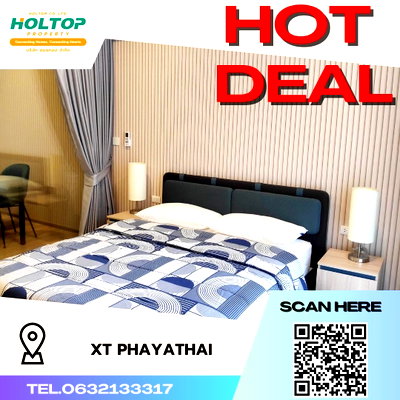 Condos for rent : #S472 For rent XT Phayathai   XT Phayathai  Room type 1 bedroom 1 bathroom  19th floor, size 42 sq m 