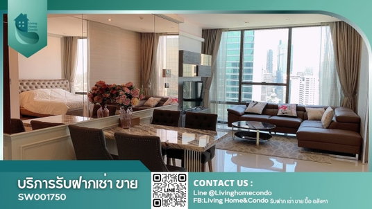 Condo for sale, The Bangkok Sathorn, high floor, city view, fully furnished
